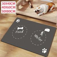 Alfombrilla de alimentación para mascotas, Mantel Individual de secado rápido, impermeable, tazón de comida para perros y gatos - details 5