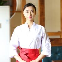 Uniforme de Sushi Unisex, chaqueta de Chef, servicio de comida japonesa, restaurante, abrigo de camarero, ropa de trabajo, Kimono - details 1