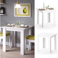 Mesa de comedor, roble dorado/gris, 80 x 80 cm - details 17