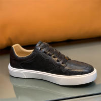 Zapatos casuales de cuero de vaca rayados a mano de alta gama para hombres - details 3