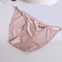 Ropa interior de algodón con tirantes finos para niña, ropa interior con estampado de letras de Color sólido, bragas para mujer, ropa interior sin costuras - details 10