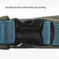 Collar de perro reflectante con correas elásticas, Collar ajustable para mascotas de alta resistencia para perros medianos y grandes, resistente al desgaste - details 12