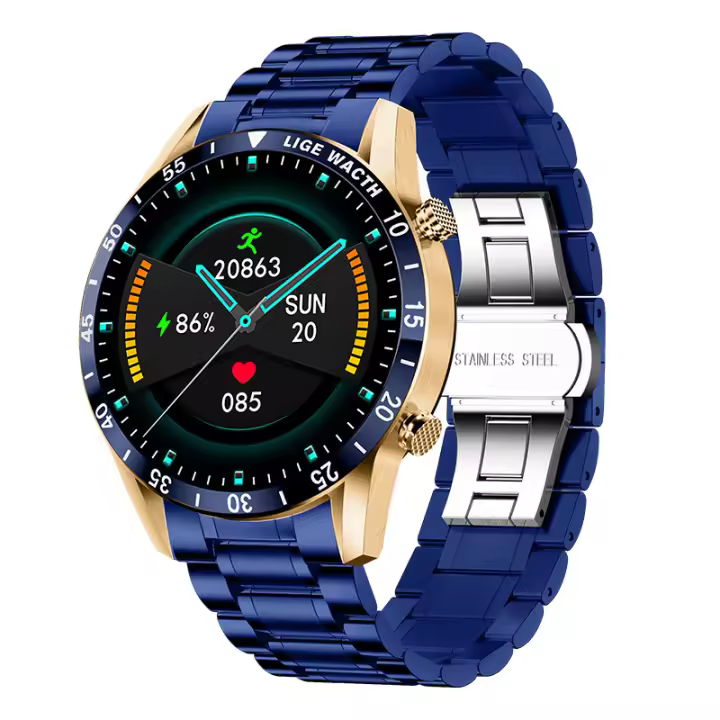 Reloj mujer inteligente exterior deporte Bluetooth llamada sano ritmo cardíaco presión arterial hombre reloj - 1