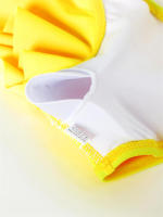 Bikini de cintura alta para mujer, traje de baño con volantes y cordones, conjunto de Bikini Sexy con Tanga, ropa de playa de verano - details 12