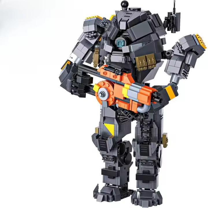 Juego de bloques de construcción de robot Titan 2 Mecha, juego de bloques de construcción de figuras de acción de Mecha Titan, juguetes de robot geniales para fanáticos, regalos para niños, cumpleaños, Navidad (875 piezas) - 1