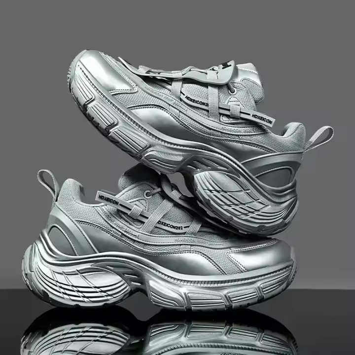 Zapatos de papá Retro, zapatos informales viejos para hombre, nuevas zapatillas transpirables antideslizantes absorbentes de golpes, zapatillas deportivas para correr para papá para mujer - 1