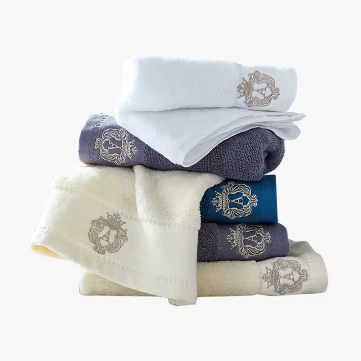 Toallas de baño de algodón para Hotel, 100% de secado rápido compactas, extra absorbentes de 34x75 cm para baño - 1