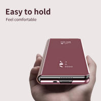 Funda Inteligente para Samsung Galaxy Z Fold Funda de Cuero con Revestimiento de Espejo - details 3