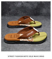 Nuevos zapatos de playa antideslizantes de verano para hombres, versión coreana de chanclas de moda con sandalias, zapatillas geniales para hombres - details 14