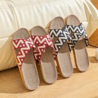 Zapatillas de Lino para Uso Doméstico Suela Gruesa, Tejido de Hierba de Verano, Tejido de Ratán, Casas para Hombres y Mujeres, Antideslizantes y Antiolores para Interiores - details 1