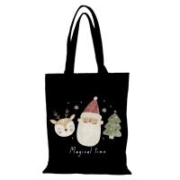Regalo de Año Nuevo, bolso bonito, Feliz Navidad, bolsos de señora de dibujos animados, bolso de mano para hombre, bolso de lona para mujer, bolsos Sac De Courses Eco Shopper - details 8