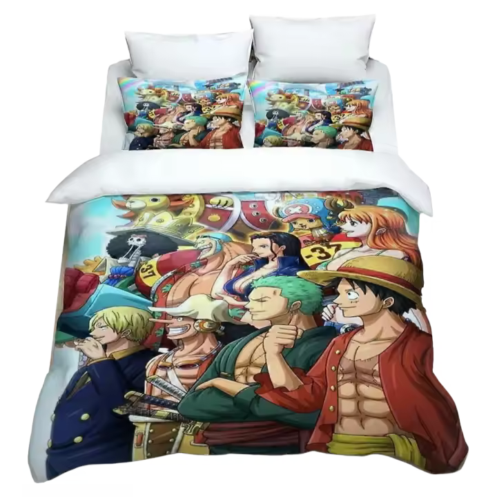 Exquisito Juego de Ropa de Cama de Lujo Conjunto de Cama de 3 Piezas Cubierta de Edredón, Cojín de Dulces Sueños Regalo de Cumpleaños Perfecto - 1