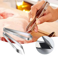 Pinza de eliminación de huesos de pescado de acero inoxidable, pinzas de eliminación de piel de ajo para cocina y hogar - details 5