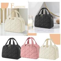 Bolso acolchado de maquillaje para mujer, organizador de maquillaje de gran capacidad, bolsa de cosméticos para artículos de tocador, accesorios, mochila de lujo de alta gama - details 10