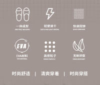 Verano para el hogar antideslizante suela gruesa EVA resistente al desgaste zapatillas frescas ropa deportiva para hombres - details 2