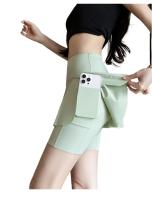 Pantalones cortos deportivos para mujer, Legging con falda para mujer, Legging de yoga con faldas y mallas de tenis para mujer - details 5