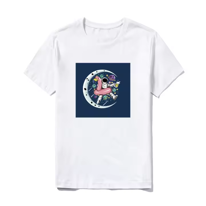 Camiseta casual Camiseta básica de manga corta de algodón de verano para hombre 
 Camisetas de hombre vintage estampadas con diseño estampado - 1