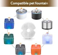 Filtro para gatos, filtración múltiple, filtros de repuesto para fuente de agua para mascotas, paquetes de 4/8 - details 0
