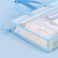 Bolsa de almacenamiento de archivos transparente A3/A4, bolsa impermeable multicapa con cremallera, bolsa gruesa con asa, estuche de portafolio de arte, bolsa de almacenamiento de libros - details 3