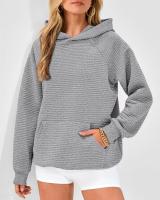 Sudadera con Capucha Básica para Mujer Estilo Y2K a la Moda Sudadera con Bolsillo Suelto - details 7