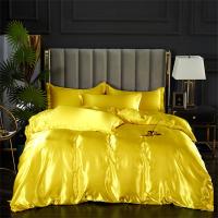 Funda de Edredón de Seda de Lujo Emulada en Color Sólido Tamaño King Suave y Super Suave Sin Almohada Cubierta de Comforter para Cama y Baño - details 19