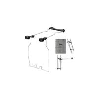 Escalera telescópica de 5M (2.5+2.5M) de aluminio, plegable, reposabrazos extraíble, multifunción portátil plegable extensible, carga máxima de 150 kg - details 11