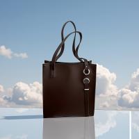 Bolso Comutador Minimalista Cinturón Ajustable, Cierre de Cremallera, Espacioso para Trabajo y Salidas Casuales Marrón Café/Dark Brown/Negro/Khaki - details 1