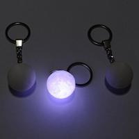 Llavero portátil de luz de luna 3D, lámpara LED de noche, decoración de mochila, bolsa de regalos creativos, decoración de mochila, 2 piezas - details 11