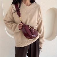 Bolso Cruzado de Cuero Falsio Elegante Correa de Cadena Chic, Diseño Sólido, Cierre de Cremallera, Perfecto para Uso Diario, Viajes y Actividades al Aire Libre - details 17