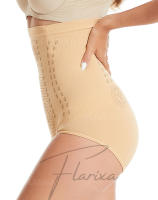 Flarixa bragas sin costuras para mujer, bragas de Control de barriga de cintura alta, ropa interior adelgazante posparto, levantador de glúteos, moldeador de cuerpo - details 16