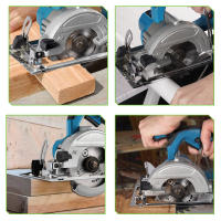 Sierra circular eléctrica YOFIDRA sin escobillas 5 en 1 de 125 mm, herramienta de corte eléctrica para carpintería con ajuste, compatible con batería Makita de 18 V. - details 7