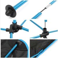 Silla plegable portátil para acampar al aire libre, respaldo largo, silla de pesca en la playa - details 5