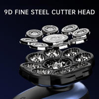 Afeitadora Eléctrica Flotante Hatteker 9D Cortadora de Pelo 6 en 1 para Barba y Cuerpo Pantalla LED - details 6