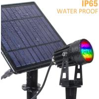 4 Unidades Foco Solar, Luces Solares Impermeables Exterior, Luz de Jardín, 2 Modos de Iluminación Opcionales, ángulo de 180 °   Ajustable, Luz de Proyecto Solar para Entrada, Camino. - details 18