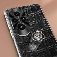 Para Honor 200 Pro 5G con textura de cocodrilo, funda de teléfono de cuero vacuno genuino + TPU - details 1