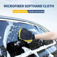 Guantes de microfibra impermeables para cepillo con detalle de cera de espesor de lavado - details 0