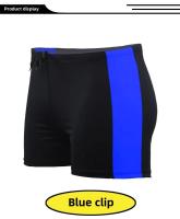 Bañadores de talla grande para hombre, traje de baño con logo impreso para playa, parque acuático, traje de baño grande de ángulo plano para adultos, pantalones cortos cómodos y transpirables para verano - details 2