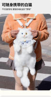 Diferentes alumnos gato blanco Mi mochila simulación mochila bolsa muñeca muñeca juguete de peluche regalo de cumpleaños ragdoll gato - details 6