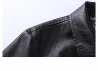 Chaqueta de Cuero de Alta Calidad CHAIFENKO para Hombres Ajuste Suelto Cómodo - details 8