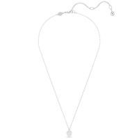 Swarosk-colgante de bola de cristal pavimentada de plata 925, colgante de cuentas de circonia cúbica transparente, collar, joyería de moda, regalo para mujer - details 1