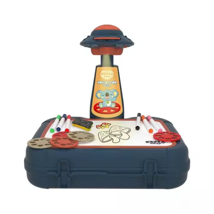 Juguete de proyector de dibujo LED para niños, diseño de bolso, mesa de dibujo de pintura, tablero de garabatos de proyección - 1