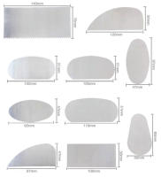 Rascador de Arcilla de Cerámica de Acero Inoxidable 10Pcs Herramientas de Cerámica para Barro de Polímero Cortador de Cerámica con Ranuras - details 1