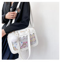 Bolso de bebé transparente suave para niña estudiante, bolso de hombro pequeño, bolso cuadrado, bolso de mensajero bidimensional - details 23
