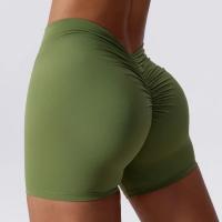 Pantalones cortos sin costuras para mujer ideal para el gimnasio y deportes al aire libre material de nylon transpirable y elástico con capucha tipo yoga y stretch aptos para primavera y verano - details 4