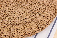 Nueva bolsa tejida de cuerda de papel de hombro redondo hueco simple bolsa de playa bolsa de mujer de moda bolsa de papel - details 9