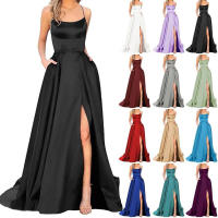 Vestidos de graduación para mujer, vestidos largos elegantes con Espalda descubierta, vestidos formales de talla grande - details 0
