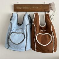 Bordado de letras amor chaleco mochila Nylon gran capacidad estudiantes bolso escolar bolsa de almacenamiento bolso de hombro mochilas - details 3