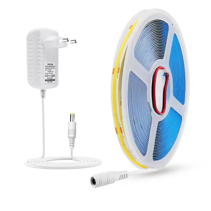 GAHADA Tira de Luz LED flexible 12V 24V 320LEDs/m Cinta lineal de 8mm de ancho - 1