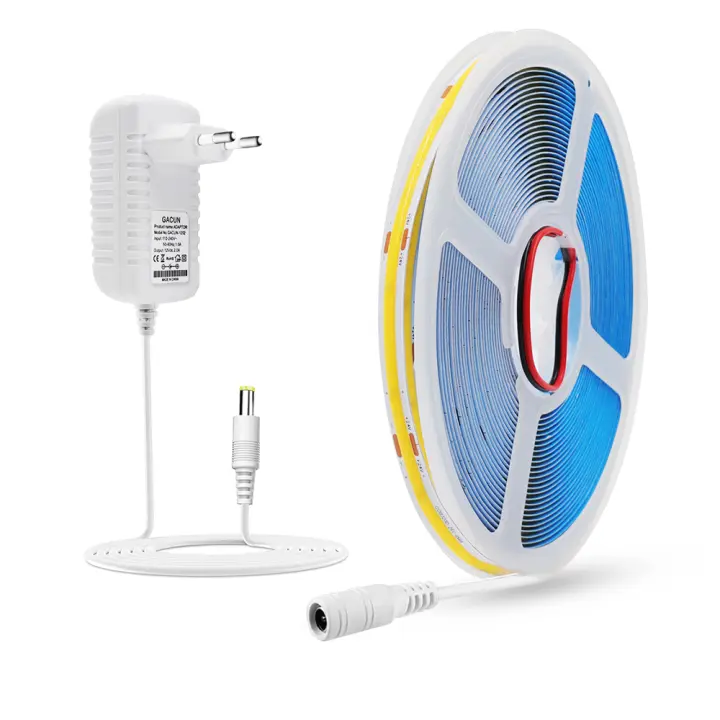 GAHADA Tira de Luz LED flexible 12V 24V 320LEDs/m Cinta lineal de 8mm de ancho - 1