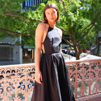 Sentido del diseño de verano para mujer de vacaciones en la playa, vestido de playa con tirantes sin espalda, vestido camisola de estilo francés - details 9